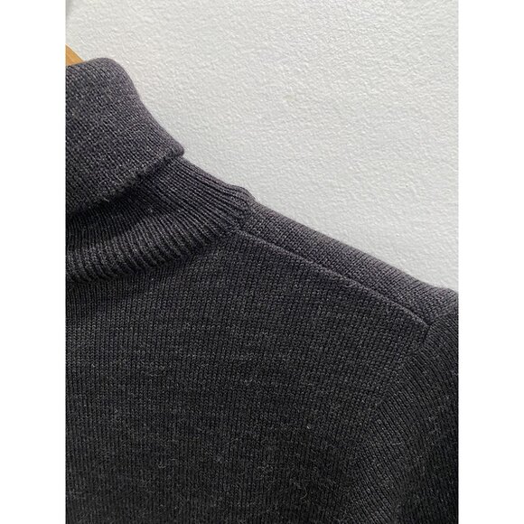 Caves Collect | Black Pure Wool Cropped Turtleneck Sweater – Size S 🖤✨ - Picture 5 of 11